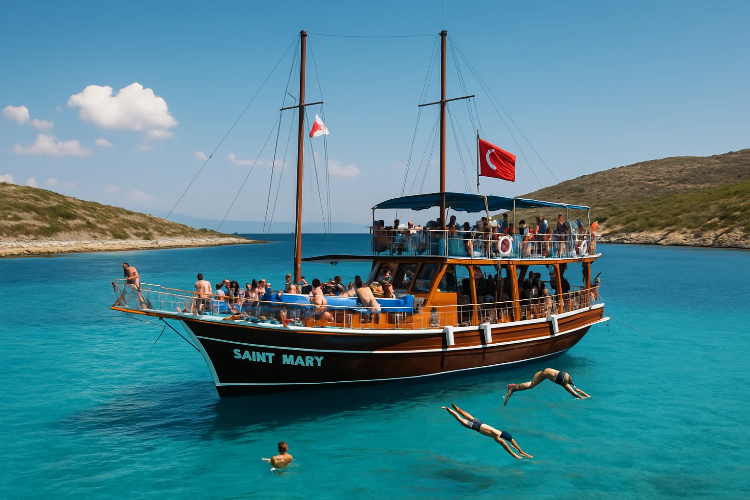 Saint Mary Çeşme Tekne Turu
